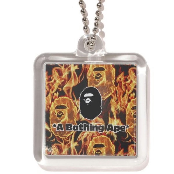 Bape Flame Keychain - Picture 1 of 3